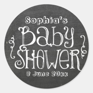 adesivo do chá de fraldas do quadro