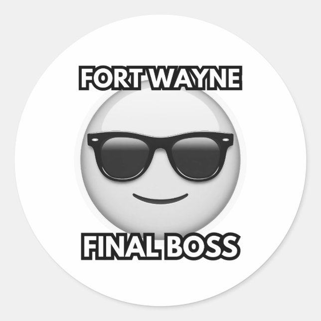 Adesivo do Chefe Final de Fort Wayne (Frente)