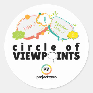 Adesivo do Círculo de Pontos de Vista PZ