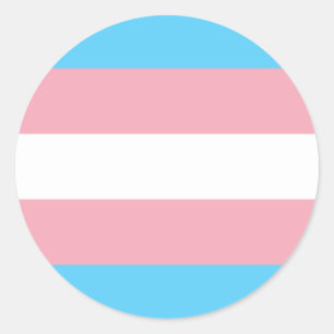 Adesivo do Círculo de Prioridade Transgênero