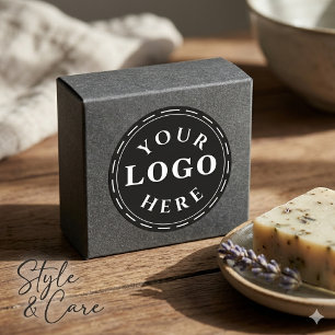 Adesivo do círculo do logotipo personalizado para