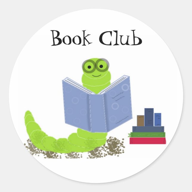 Adesivo do Clube do Livro do Minhoca (Frente)