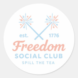 Adesivo do Clube Social da Liberdade
