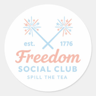 Adesivo do Clube Social da Liberdade