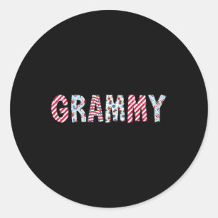 Adesivo Do Dia Americano da Independência do Grammy Patrió