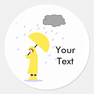 Adesivo do Dia da Escola de Chuva