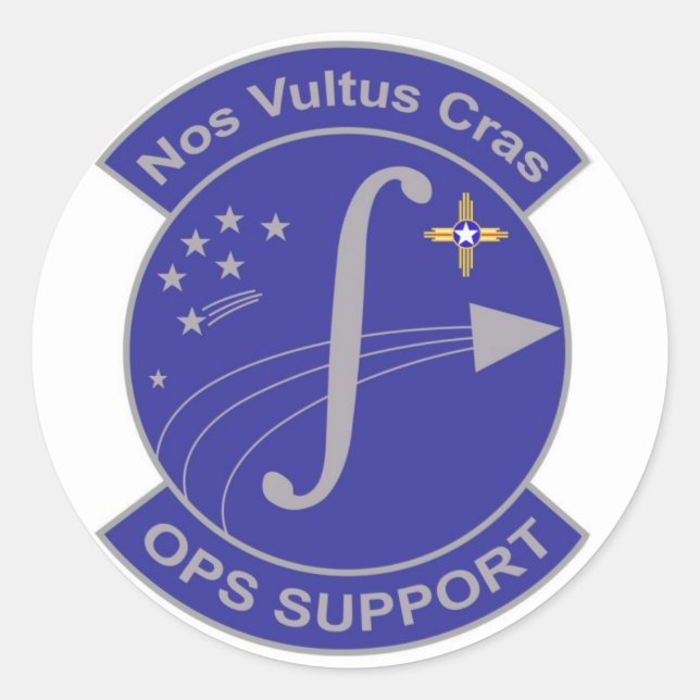 adesivo do Esquadrão de Suporte de Operações (Frente)