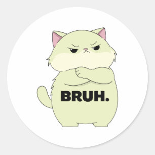 Adesivo do Gato Bruh