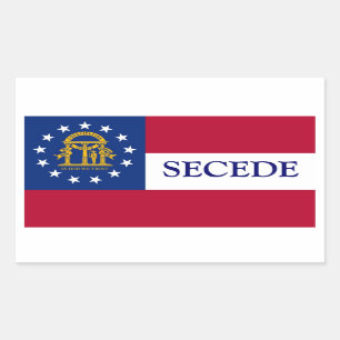 Adesivo do Georgia Secede