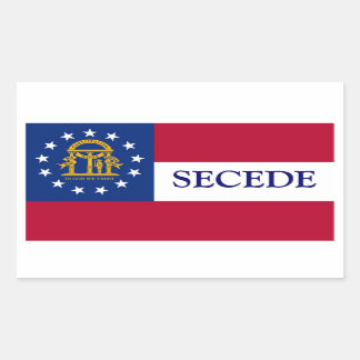Adesivo do Georgia Secede