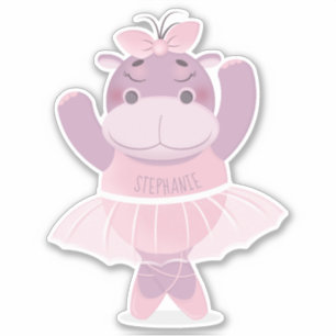 Adesivo do Hippo Ballerina