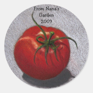 ADESIVO DO JARDIM DE NANA: ETIQUETAS: TOMATE