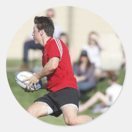 Adesivo do Jogador de Rugby