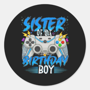 Adesivo Do Jogo De Vídeo Birthday Boy Gamer Boys