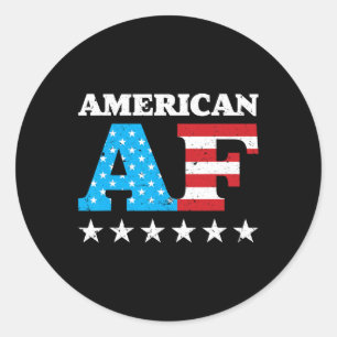 Adesivo Do Julho American Af Usa Gift