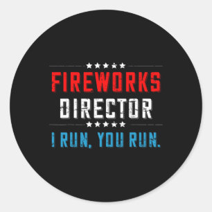 Adesivo Do Julho Diretor Do Fireworks, Eu O Rogo