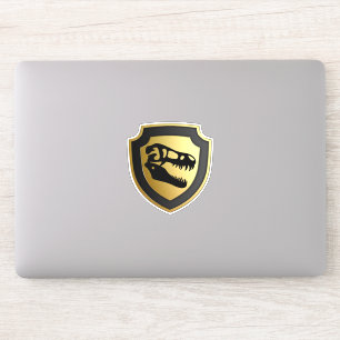 Adesivo do laptop do escudo Dino
