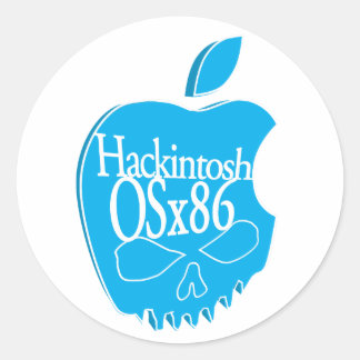 Adesivo do logotipo 3D do Hackintosh OSx86
