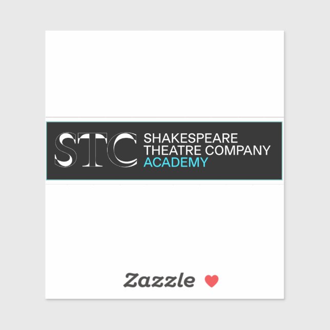 Adesivo do logotipo da Academia STC (Folha)