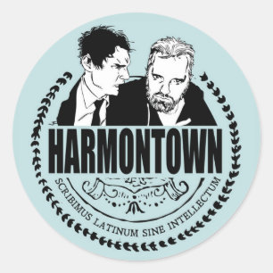 Adesivo do logotipo da Harmontown