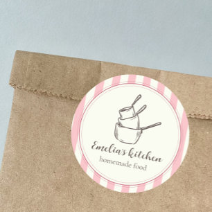Adesivo do logotipo da minha cozinha minúscula