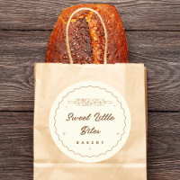 Adesivo do Logotipo da Padaria Sweet Little Bites