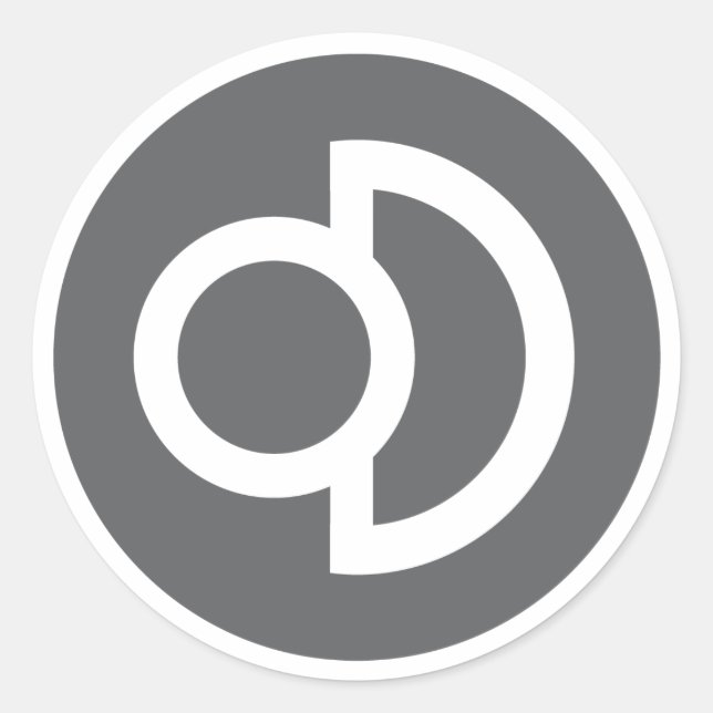 Adesivo do logotipo Deconbrio (Frente)