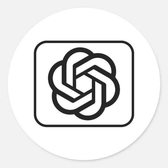 adesivo do logotipo do bate-papo (Frente)