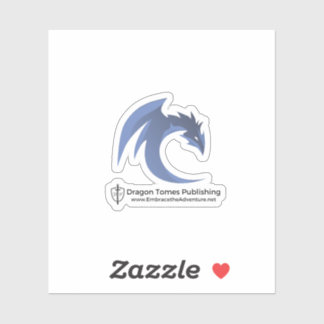 Adesivo do logotipo do dragão azul