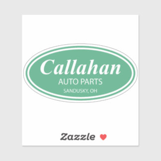 Adesivo do Logotipo do Filme Callahan Auto Parts