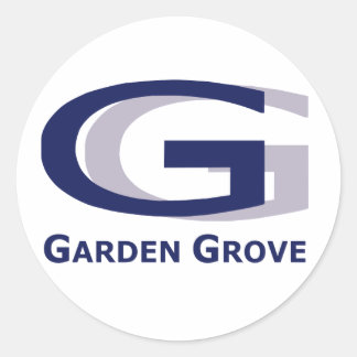 Adesivo do logotipo do jardim Grove