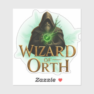 Adesivo do Logotipo do Mago de Orth – Emblema Mági