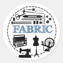 adesivo do logotipo do tecido
