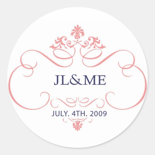 Adesivo do logotipo Jinnie e Mags (Frente)