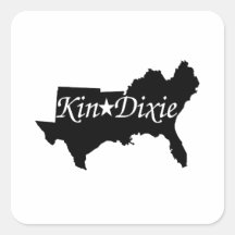 Adesivo do logotipo Kin Dixie