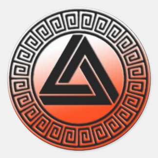 Adesivo do logotipo laranja sanguíneo