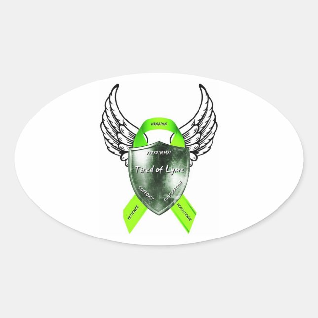Adesivo do logotipo Oval (Frente)