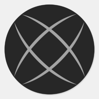 Adesivo do logotipo preto