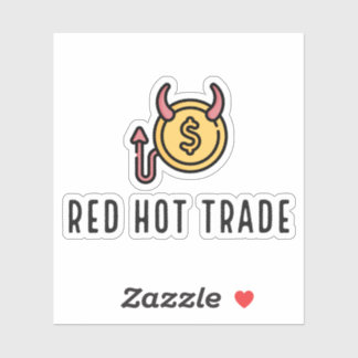 Adesivo do logotipo Red Hot Trade