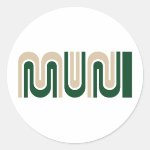 Adesivo do logotipo San Francisco Muni