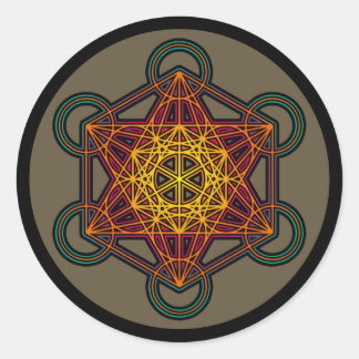 adesivo do metatron cube mandala