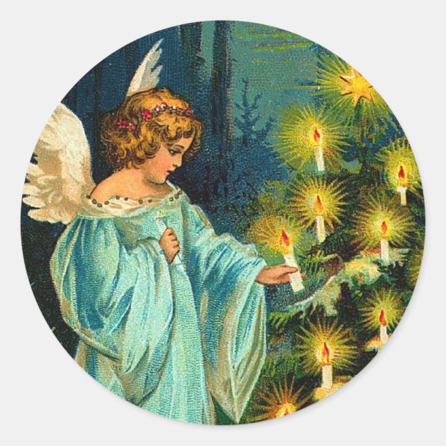 adesivo do natal vintage (Frente)