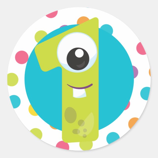 Adesivo do ONE Pequeno Monstro (Frente)