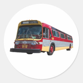 Adesivo do Ônibus Retro Muni de São Francisco