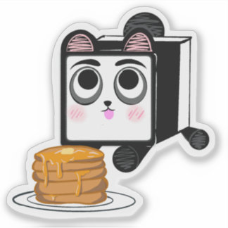 Adesivo do Panda Panqueca 