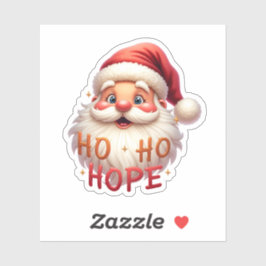 Adesivo do Papai Noel “Ho Ho Hope” Fofo