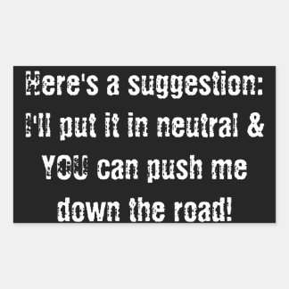 adesivo do para-choques não me encoste