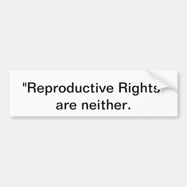 Adesivo do para-choques pró-vida (Frente)