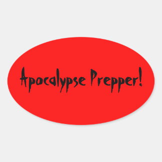 Adesivo do prepper Apocalypse