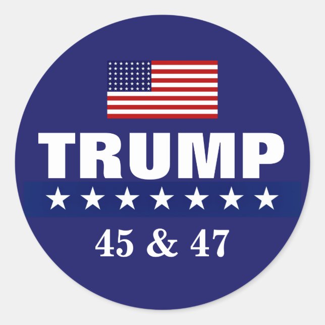 ADESIVO DO PRESIDENTE TRUMP (Frente)